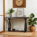 48-Inch Rustic Vintage Console Table - Farmhouse Entryway Furniture