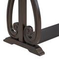 48-Inch Rustic Vintage Console Table - Farmhouse Entryway Furniture