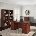 Saratoga Executive Desk with Drawers and Storage by Bush Furniture