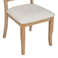 GDFStudio Lak Retro 5-Piece Dining Set with Upholstered Chairs