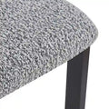 Set of 4 Astura Upholstered Dining Chairs with Iron Frame by Christopher Knight Home