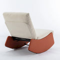 GDFStudio Contemporary Rocking Recliner with Footrest