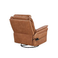 Christopher Knight Home Harrison Soft Power Swivel Rocker Recliner with Heating & Massage, Featuring Pillow Top Arms for Living Areas
