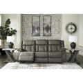 Signature Design by Ashley First Base Gray 3-Piece Upholstery Set - Dimensions: 86W x 40D x 41H