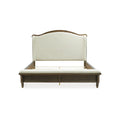 Signature Design by Ashley Sturlayne Brown and Beige Upholstered Bed Frame