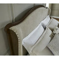 Signature Design by Ashley Sturlayne Brown and Beige Upholstered Bed Frame