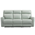 81.5" Genuine Leather Zero Gravity Power Recliner Sofa with Power Headrest and USB/USB-C Ports