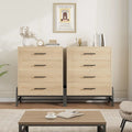 Freestanding 4-Drawer Dresser with Storage - 38.6" Tall