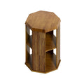 Set of 2 Octagonal Rubber Wood Coffee Tables - 31.5 Inches