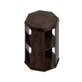 Set of 2 Octagonal Rubber Wood Coffee Tables - 31.5 Inches