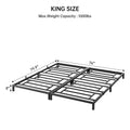 Sturdy Metal Platform Bed Frame - No Box Spring Required