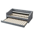 Christopher Knight Home Bennett Tufted Daybed Sofa with Storage Drawers and Stylish Curved Arms