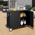 AECOJOY Stainless Steel Outdoor Kitchen Sink with Hose Hookup and Grill Prep Table Island Cabinets