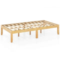 Costway 14-Inch Wooden Platform Bed Frame for Twin, Full, and Queen Sizes with Rubber Support