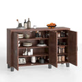 Costway 3-Door Storage Sideboard Buffet Cabinet Console
