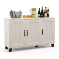 Costway 3-Door Storage Sideboard Buffet Cabinet Console