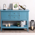 Costway Wooden Sideboard Buffet Console Table with Drawers