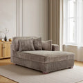 DREAMSIDEA Extra-Large Right-Facing Chaise Lounge Sofa