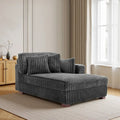 DREAMSIDEA Extra-Large Right-Facing Chaise Lounge Sofa