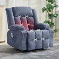 Heat and Massage Recliner Chair with Remote Control