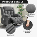 Heat and Massage Recliner Chair with Remote Control