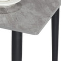 Contemporary Kitchen Table with Metal Frame and Sintered Stone Top