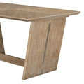 6-Piece Wooden Dining Set: Rectangular Table with 4 Upholstered Chairs and 1 Bench