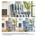 Nail-Head Trimmed Pushback Recliner with Padded Seat
