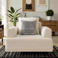 Contemporary Deep Seat Sofa with Cushions, Elevated Legs, Cozy Living Room Seating, Ideal for Apartments