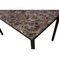 Contemporary 5-Piece Dining Set Featuring Rectangular Table and 4 High-Back Chairs