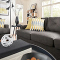 iNSPIRE Q Modern Elston Tufted Linen Track Sofa