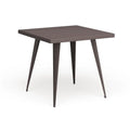 Carbon Loft Swan Industrial Square Metal Dining Table - Not Available