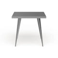Carbon Loft Swan Industrial Square Metal Dining Table - Not Available