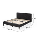 Christopher Knight Home Atterbury King Size Upholstered Bed Platform