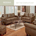Sedona Arm Chair with Matching Ottoman - American Furniture Classics Model 9901-00-90