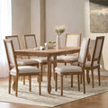 Christopher Knight Home Regan Upholstered 7-Piece Expandable Dining Set