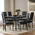 Christopher Knight Home Regan Upholstered 7-Piece Expandable Dining Set