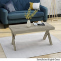 Christopher Knight Home Esmeralda Acacia Wood Farmhouse Coffee Table