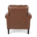 Christopher Knight Home Dowd Faux Leather 3-Piece Club Chair and Sofa Set