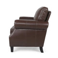Christopher Knight Home Dowd Faux Leather 3-Piece Club Chair and Sofa Set