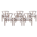 Set of 6 Gessford Ash Wood Dining Chairs by Christopher Knight Home