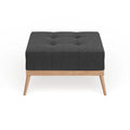 Christopher Knight Home Carson Lund Mid-Century Tufted Fabric Square Ottoman