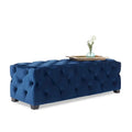 Christopher Knight Home Piper Glam Tufted Velvet Ottoman Bench