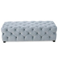 Christopher Knight Home Piper Glam Tufted Velvet Ottoman Bench