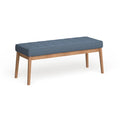 Christopher Knight Home Saxon Mid-Century Tufted Fabric Ottoman Bench - 43" L x 15.75" W x 17" H