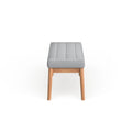 Christopher Knight Home Saxon Mid-Century Tufted Fabric Ottoman Bench - 43" L x 15.75" W x 17" H