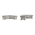 Gdansk 5-Person L-Shaped Chesterfield Sectional Sofa
