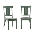 Set of 2 Ronda Wooden Dining Chairs with Panel Back