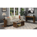Northfield Admiral Coffee Table with Shelf by Convenience Concepts