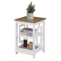 Convenience Concepts Town Square End Table Featuring Shelves